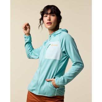 Cotopaxi Otero Fleece Full-Zip Hooded Jacket - Womens in Tide Pool at Nordstrom, Size X-Large