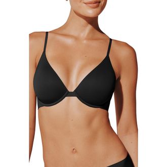 Thirdlove Zero Edge Plunge Underwire Bra in Black at Nordstrom, Size 36B1