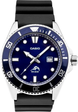 Casio Mens CASIO STANDARD 200 Meter waterproof Sports Mens Blue Analog MDV-106B-2A
