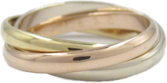 Cartier Gold Yellow Gold (18K) Pink Gold (18K) White Gold (18K) Band Ring (Pre-Owned)