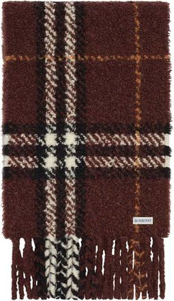 Burberry Brown Check Scarf