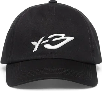 Yohji Yamamoto Y-3 Graphic Logo Cap