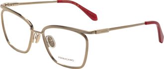 Ferragamo Ferragamo Womens 55mm Gold Opticals