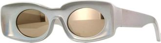 Loewe Ladies Black Rectangular Sunglasses LW40033I 24C