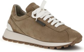 Brunello Cucinelli Womens Sneakers With Iconic Embellishments Antilope