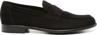 Doucal's Brown Suede Loafers - male - Doucals - Loafers - Brown - 8 UK - Shoes