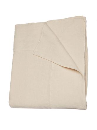 ONCE MILANO medium linen tablecloth - unisex - Linen/Flax - One Size - Neutrals