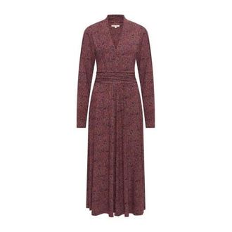 Expresso maxi jurk donkerrood