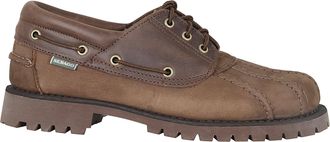Sebago Total Dark Brown Tucker Oiled Nappa Leather Moccasin Shoes