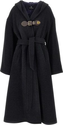 Etro Wool-blend oversized coat Woman 40