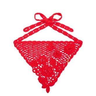 Ganni Scarves, female, Red, Size: ONE SIZE Scarves