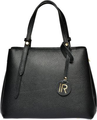 Isabella Rhea Zwart Rundleer Tas
