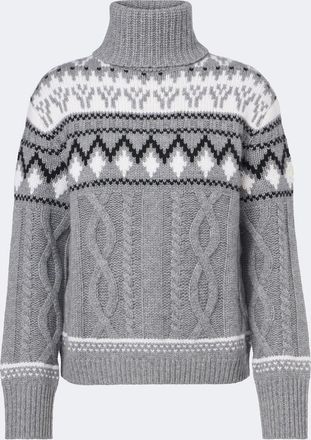 Bogner Lorely cable-knit cashmere sweater