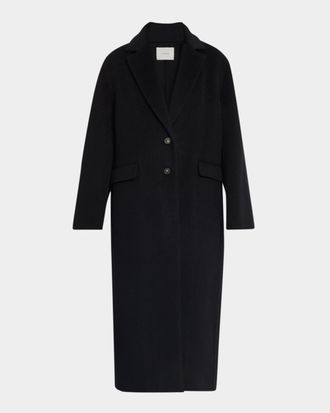 Vince Wool-Cashmere Longline Coat
