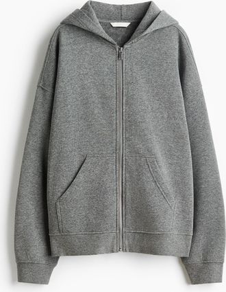 H&M Hoodiejacke - Grau