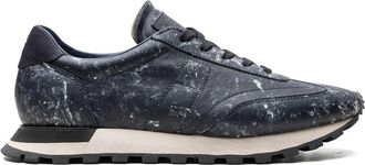 Maison Margiela Replica Hand Painted sneakers - men - Rubber/Fabric/Calf Leather - 46 - Blue