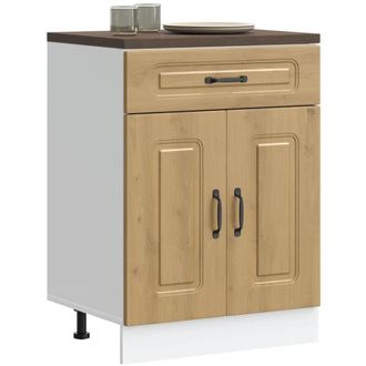 vidaXL Base da Cucina Kalmar Rovere Artigianale in Legno Multistrato - Vidaxl