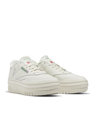 Reebok Club C 85 Extra sneakers in chalk with green detail