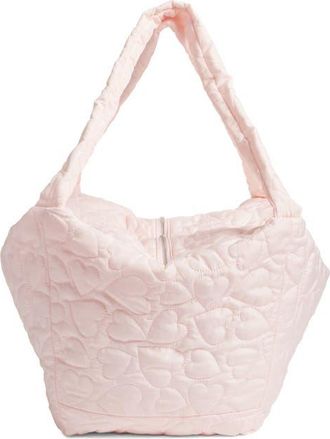 BP. Quilted Heart Tote in Pink at Nordstrom