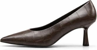 Bibi Lou Decollette - Dames - Pumps - Bruin - 38 EU - Leer - Schoenen