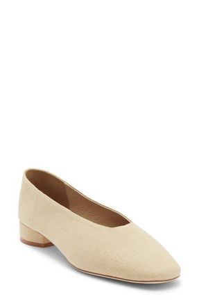 Jeffrey Campbell Trustee Pump in Beige Canvas at Nordstrom, Size 7.5