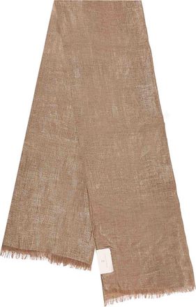 Brunello Cucinelli Sciarpa Lurex In Lino
