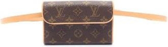 Louis Vuitton Pre-owned Belt Bags, female, Brown, Size: ONE SIZE Pre-owned Pochette Florentine Monogram Waist Bag