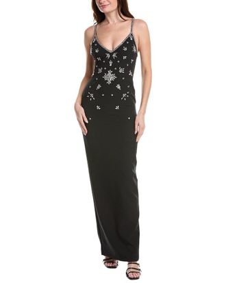 Marchesa Embellished Column Gown