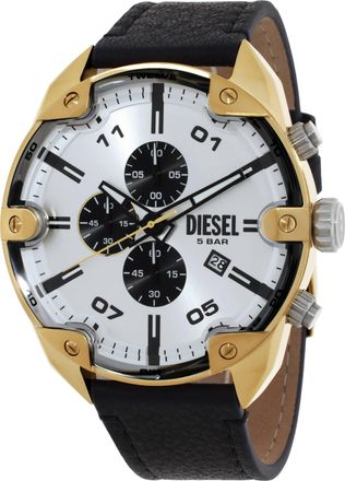 Diesel Spiked Chronograph Quartz Silver Dial Mens Watch DZ4671