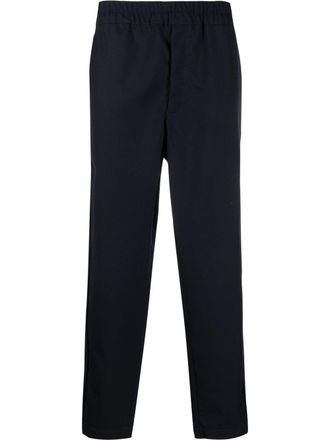Comme Des Garçons straight-leg wool trousers - Blue