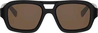 Celine Celine, Accessoires, Dames, Zwart, ONE Size, 3 Dots Piloot Zonnebril