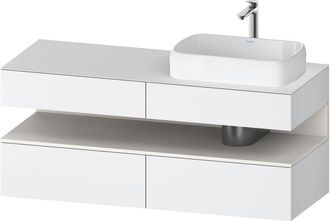 Duravit Qatego Consola Mueble Bajo Lavabo, 2 Extensiones, 2 - Duravit