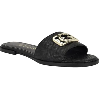 Guess Adrinna Slide Sandal in Blk02 at Nordstrom Rack, Size 6.5
