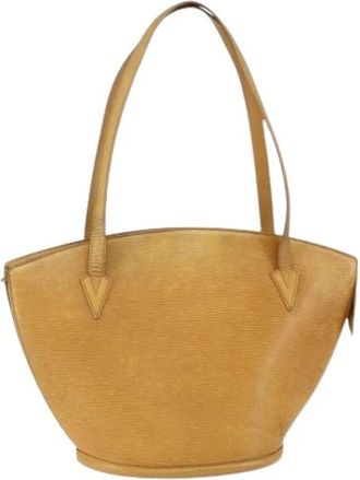 Louis Vuitton Pre-owned Vintage Schoudertas - Dames - Vintage Schoudertas - Geel - ONE Size - Leer - Vintage