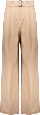 Moorer Losse Zachte Broek - Dames - Wijde Broeken - Beige - XS - Katoen - Broeken