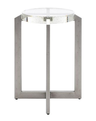 Safavieh Couture Pixie Round Bubble Glass Accent Table