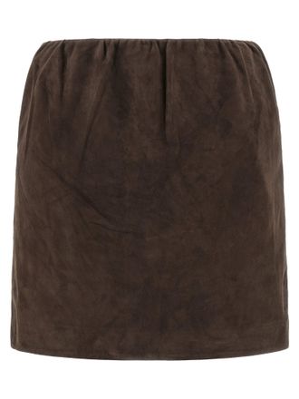 Rotate Suede Skirt