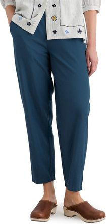 Seasalt Cornwall Vow Cave Organic Cotton Crop Tapered Pants in Forest Garden Night at Nordstrom, Size 4 Us