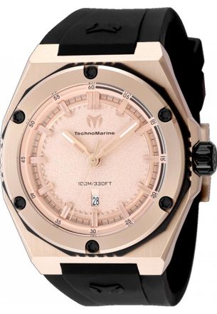 Technomarine TM-416065 Mens Coral Legacy Watch - Rose Gold - One Size