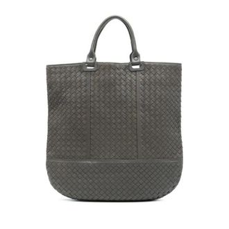 Bottega Veneta Pre-owned Tote Bags, female, Brown, Size: ONE SIZE Pre-owned Woven Nappa Leather Tote