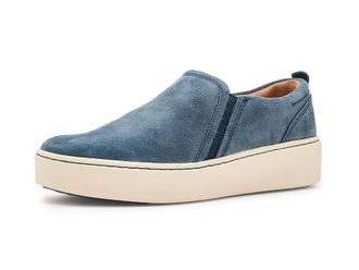 Born Mira Slip-On Womens Flat Shoes Dark Blue (Jeans) : 6.5 M, Leather/Suede