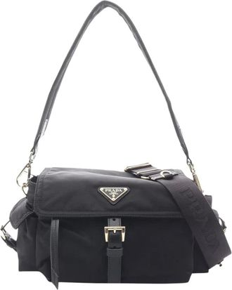 Prada Borsa a spalla vintage Pre-owned con dettaglio fibbia - - Pre-owned - Donna - Nero - ONE SIZE