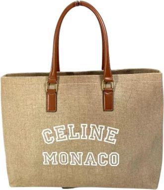 Celine Pre-owned Canvas celine-bags - Dames - Vintage Shopper - Bruin - ONE Size - Vintage