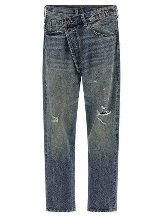 R13 Cotton Straight-Leg Womens Jeans