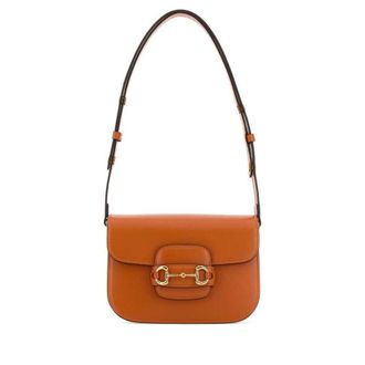 Gucci Orange Small Gucci Horsebit 1955 Shoulder Bag Newdarkrusty Calf Skin Borse A Mano