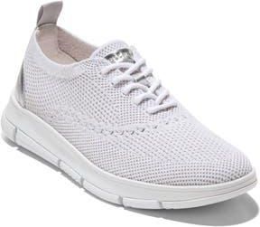 Cole Haan ZER&Oslash;GRAND Stitchlite Wingtip Oxford Sneaker in White/harbor Mist at Nordstrom Rack, Size 10.5