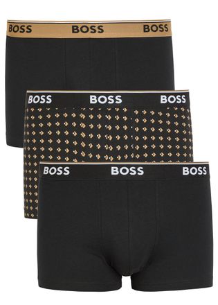 BOSS Boss Stretch-cotton Boxer Briefs - set of Three - Beige - XL