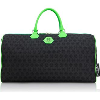 Philipp Plein Weekend Bag Jacquard Monogram Men in Black+Greenfluo at Nordstrom