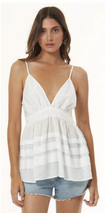 Young Fabulous & Broke Fran Top In Bone