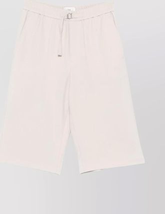 Ami cotton tailored bermuda shorts